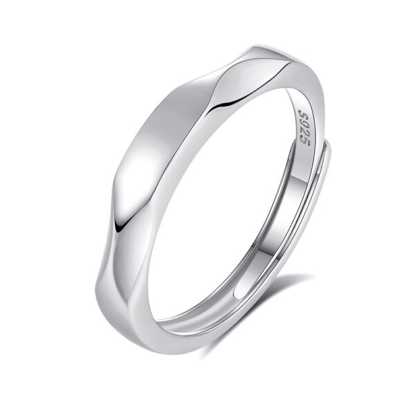 Original Design High Sense S925 Silver Couple Ring - Image 6